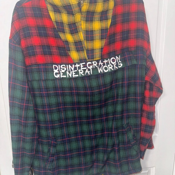 Plaid Multicolor Hoodie - Picture 1 of 2